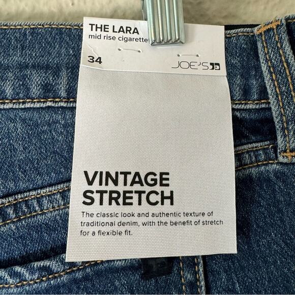 Joe's The Lara Ankle Cigarette Maternity Vintage Stretch Jeans Size 32 - Picture 6 of 7